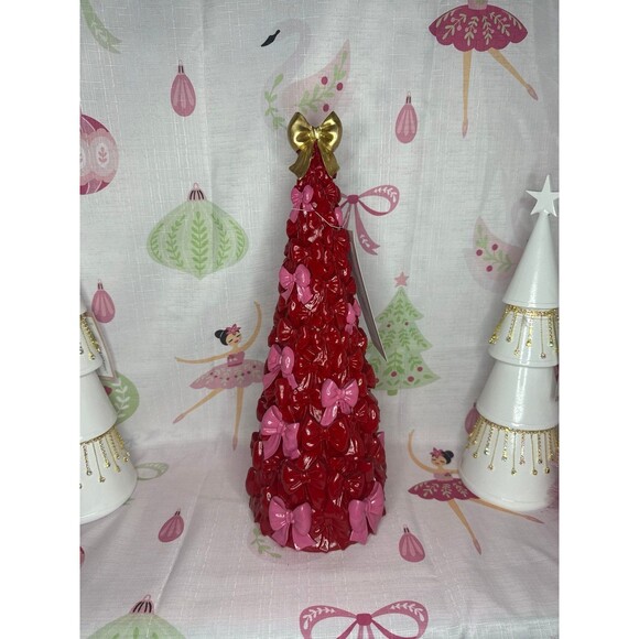 Cupcakes and Cashmere Red and Pink Bow Tree - Picture 1 of 6